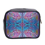 Marbling Turquoise Marbling Mini Toiletries Bag (Two Sides) Back