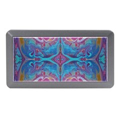 Marbling Turquoise Marbling Memory Card Reader (mini) by kaleidomarblingart