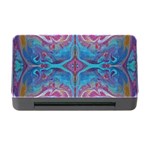 Marbling Turquoise Marbling Memory Card Reader with CF Front