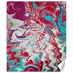 Marbling Patterns Canvas 20  X 24  by kaleidomarblingart