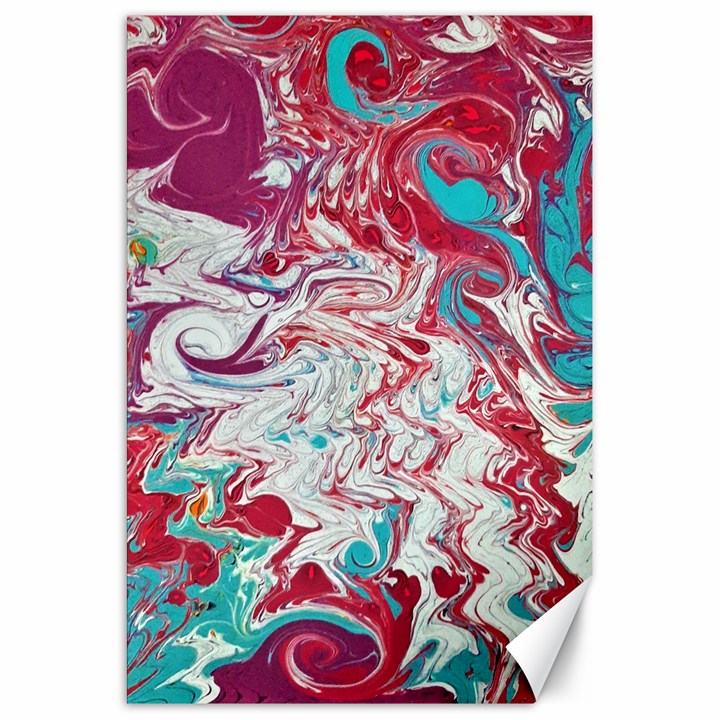 Marbling patterns Canvas 20  x 30 