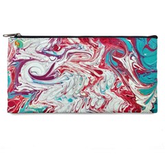 Marbling Patterns Pencil Case by kaleidomarblingart