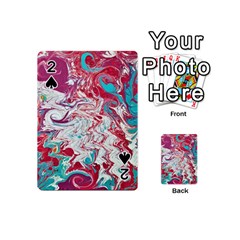 Marbling Patterns Playing Cards 54 Designs (mini) by kaleidomarblingart