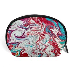 Marbling Patterns Accessory Pouch (large) by kaleidomarblingart