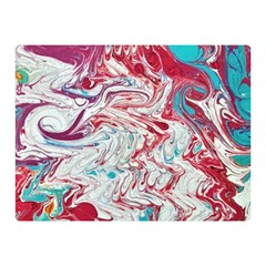 Marbling Patterns Double Sided Flano Blanket (mini)  by kaleidomarblingart