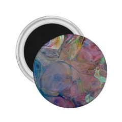 Marbled Pebbles 2 25  Magnets by kaleidomarblingart