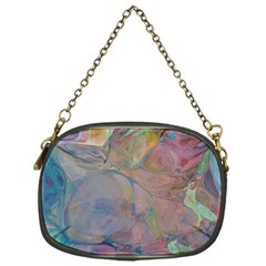 Marbled Pebbles Chain Purse (one Side) by kaleidomarblingart