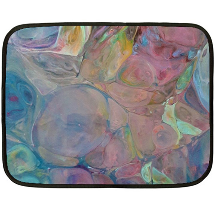 Marbled pebbles Double Sided Fleece Blanket (Mini) 