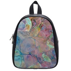 Marbled Pebbles School Bag (small) by kaleidomarblingart