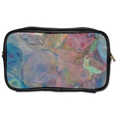 Marbled Pebbles Toiletries Bag (one Side) by kaleidomarblingart