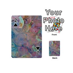 Marbled Pebbles Playing Cards 54 Designs (mini) by kaleidomarblingart