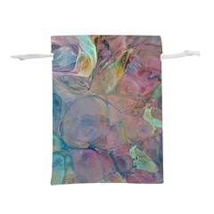 Marbled Pebbles Lightweight Drawstring Pouch (s) by kaleidomarblingart