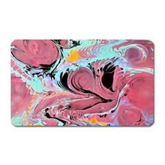 Abstract Marble Magnet (rectangular) by kaleidomarblingart