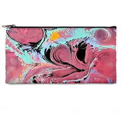 Abstract Marble Pencil Case by kaleidomarblingart