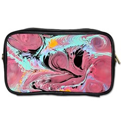 Abstract Marble Toiletries Bag (one Side) by kaleidomarblingart