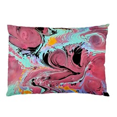 Abstract Marble Pillow Case (two Sides) by kaleidomarblingart