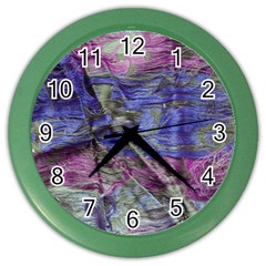 Warp and weft Color Wall Clock