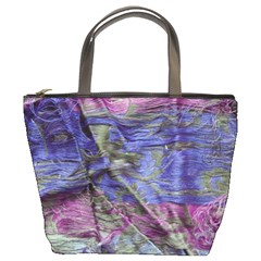 Warp and weft Bucket Bag