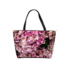 Pink Hydrangea Classic Shoulder Handbag by kaleidomarblingart