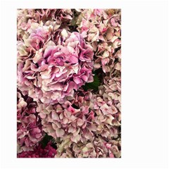 Pink Hydrangea Large Garden Flag (two Sides) by kaleidomarblingart