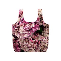 Pink Hydrangea Full Print Recycle Bag (s) by kaleidomarblingart