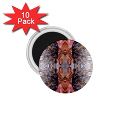 Abstract Marbling Symmetry 1 75  Magnets (10 Pack)  by kaleidomarblingart