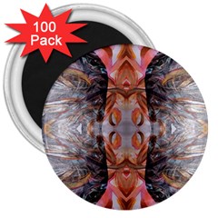 Abstract marbling symmetry 3  Magnets (100 pack)