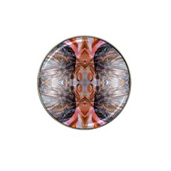 Abstract marbling symmetry Hat Clip Ball Marker (4 pack)