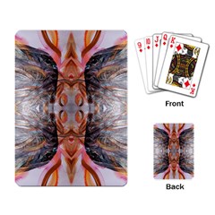 Abstract Marbling Symmetry Playing Cards Single Design (rectangle)