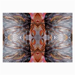 Abstract Marbling Symmetry Large Glasses Cloth (2 Sides) by kaleidomarblingart