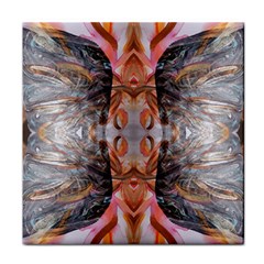 Abstract Marbling Symmetry Face Towel by kaleidomarblingart