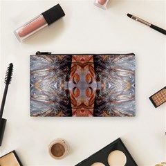 Abstract Marbling Symmetry Cosmetic Bag (small) by kaleidomarblingart