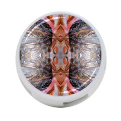 Abstract Marbling Symmetry 4-port Usb Hub (two Sides) by kaleidomarblingart