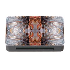 Abstract Marbling Symmetry Memory Card Reader With Cf by kaleidomarblingart