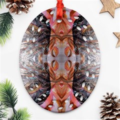 Abstract marbling symmetry Ornament (Oval Filigree)