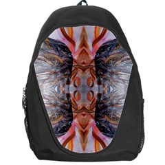 Abstract marbling symmetry Backpack Bag