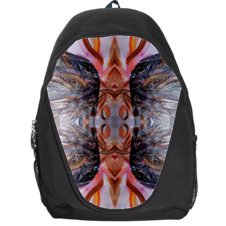 Abstract marbling symmetry Backpack Bag