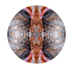 Abstract Marbling Symmetry Mini Round Pill Box (pack Of 3)