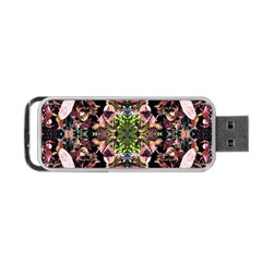 Shrubs Repeats Portable Usb Flash (two Sides) by kaleidomarblingart