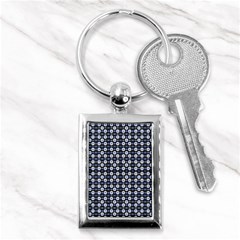 Modern Ornate Striped Pattern Key Chain (rectangle) by dflcprintsclothing