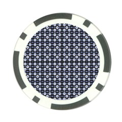 Modern Ornate Striped Pattern Poker Chip Card Guard by dflcprintsclothing