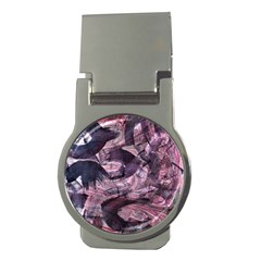  Abstract Marbling Money Clips (round) 