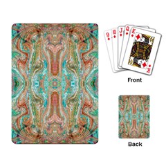 Emerald Marbling Playing Cards Single Design (rectangle)