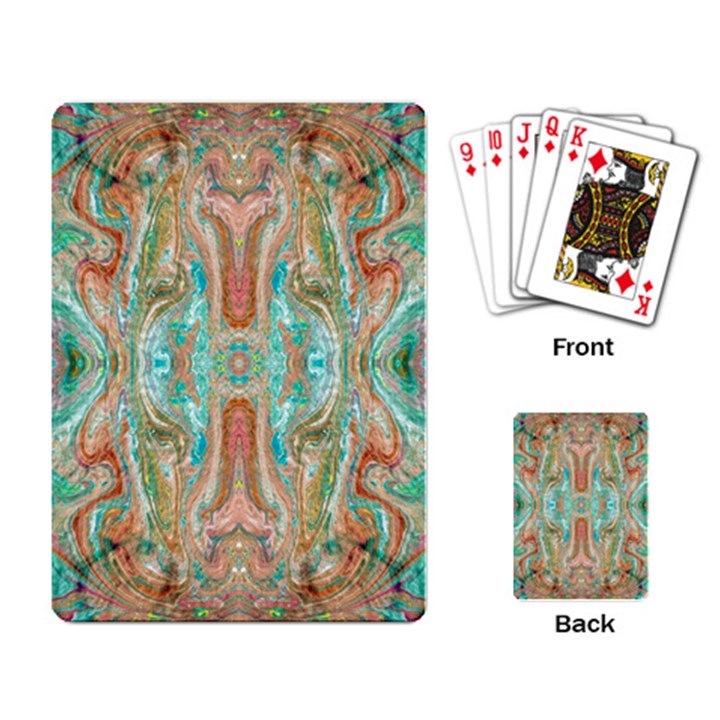 Emerald Marbling Playing Cards Single Design (Rectangle)