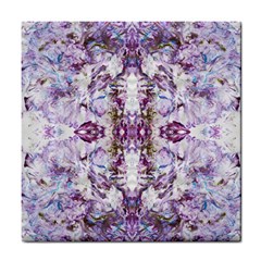 Intricate Lilac Tile Coaster