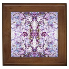 Intricate Lilac Framed Tile