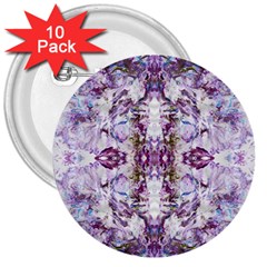 Intricate Lilac 3  Buttons (10 pack) 