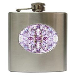 Intricate Lilac Hip Flask (6 oz)