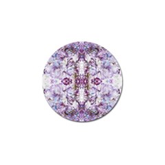 Intricate Lilac Golf Ball Marker by kaleidomarblingart