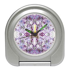 Intricate Lilac Travel Alarm Clock